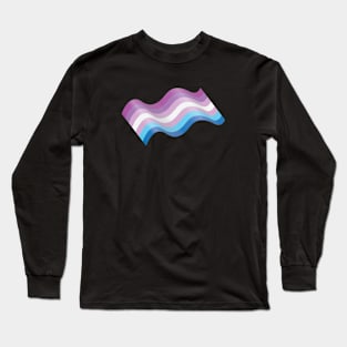 Bigender Pride Flag Long Sleeve T-Shirt